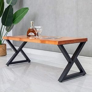 2 Pcs Rustic Triangle Table Legs