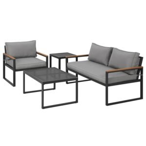 Gardeon 3-Seater Outdoor Sofa Set