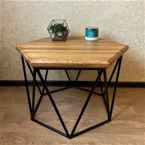 Hexagon Coffee Table - A Blend of Elegance and Functionality