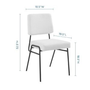 Raf Fabric Upholstered Dining Side Chair